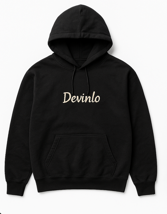 Devinlo Core Black Hoodie